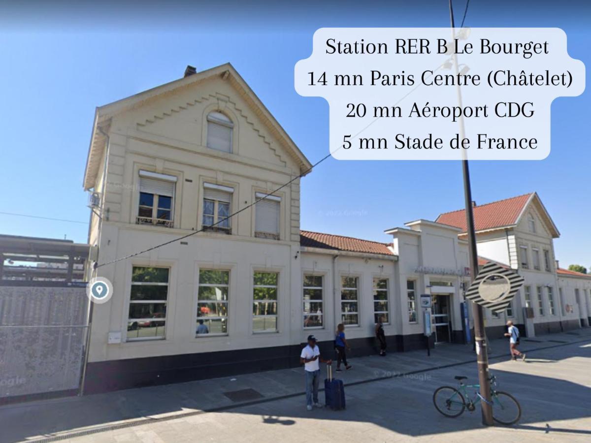 Disponible - Appartement Entier - 10Mn Rer B Aeroport Cdg - Paris Gare Du Nord, T11 Express, Le Bourget, Tout Equipe, Netflix Gratuit, 3 Personnes, 4Eme Etage, Escaliers, Parc Des Expositions, Parking Rue Gratuit Apres 19H Drancy Εξωτερικό φωτογραφία